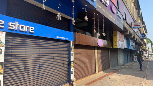Shops remain cloased 